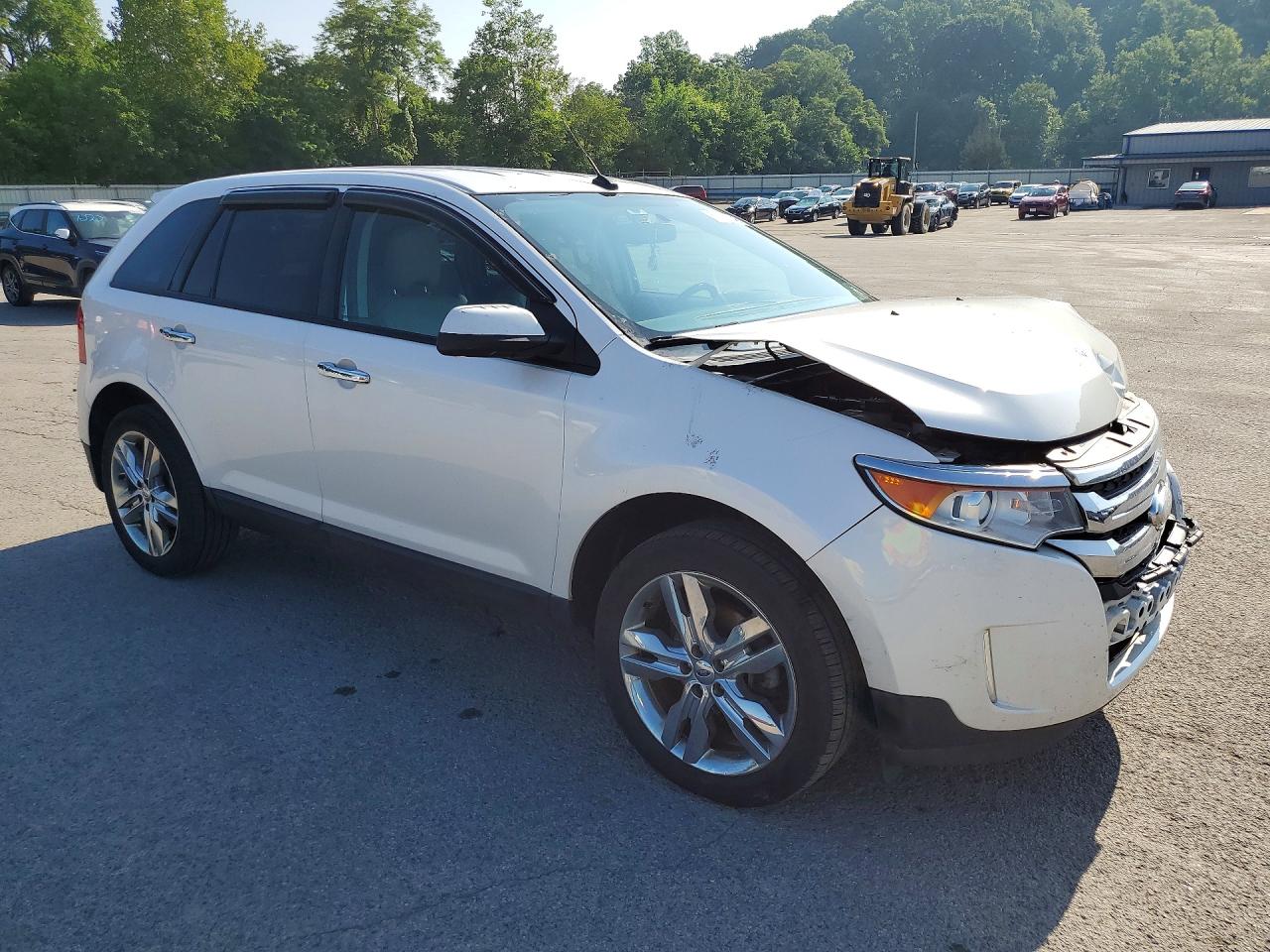 2011 Ford Edge Sel White vin: 2FMDK3JC7BBB65983