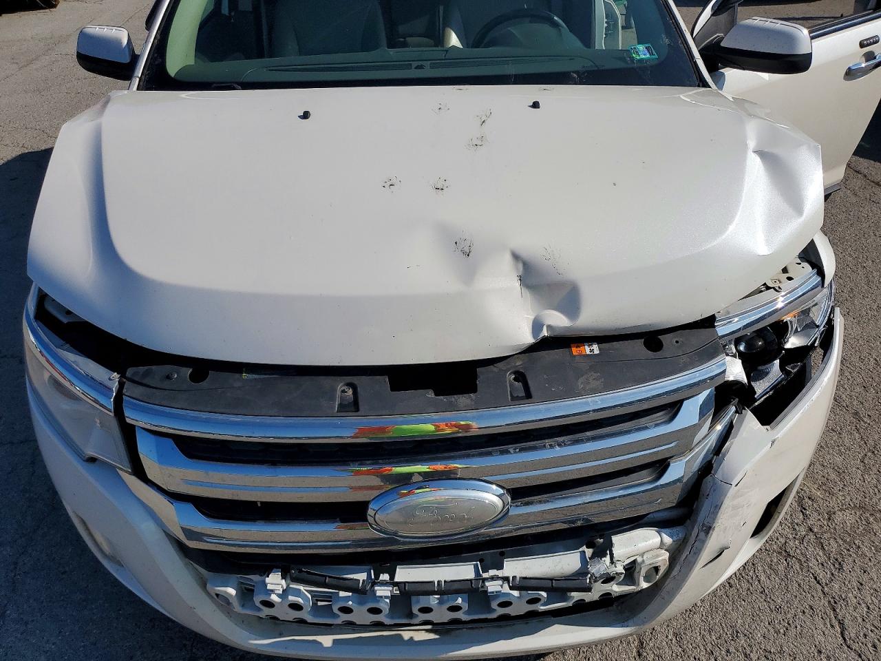 2011 Ford Edge Sel White vin: 2FMDK3JC7BBB65983