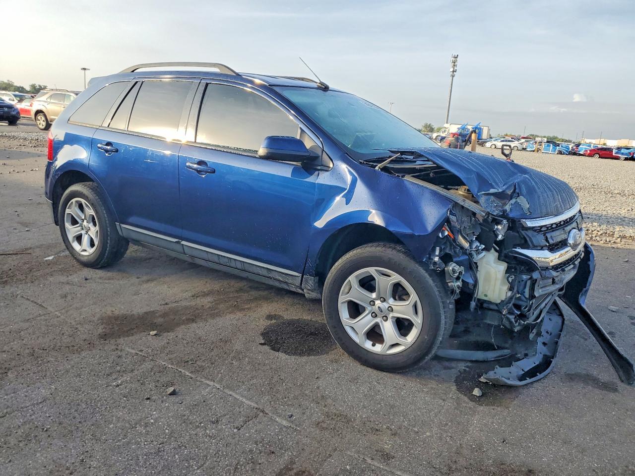 2012 Ford Edge Sel Blue vin: 2FMDK3JC7CBA29516