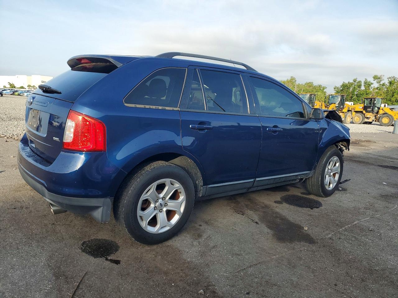 2012 Ford Edge Sel Blue vin: 2FMDK3JC7CBA29516