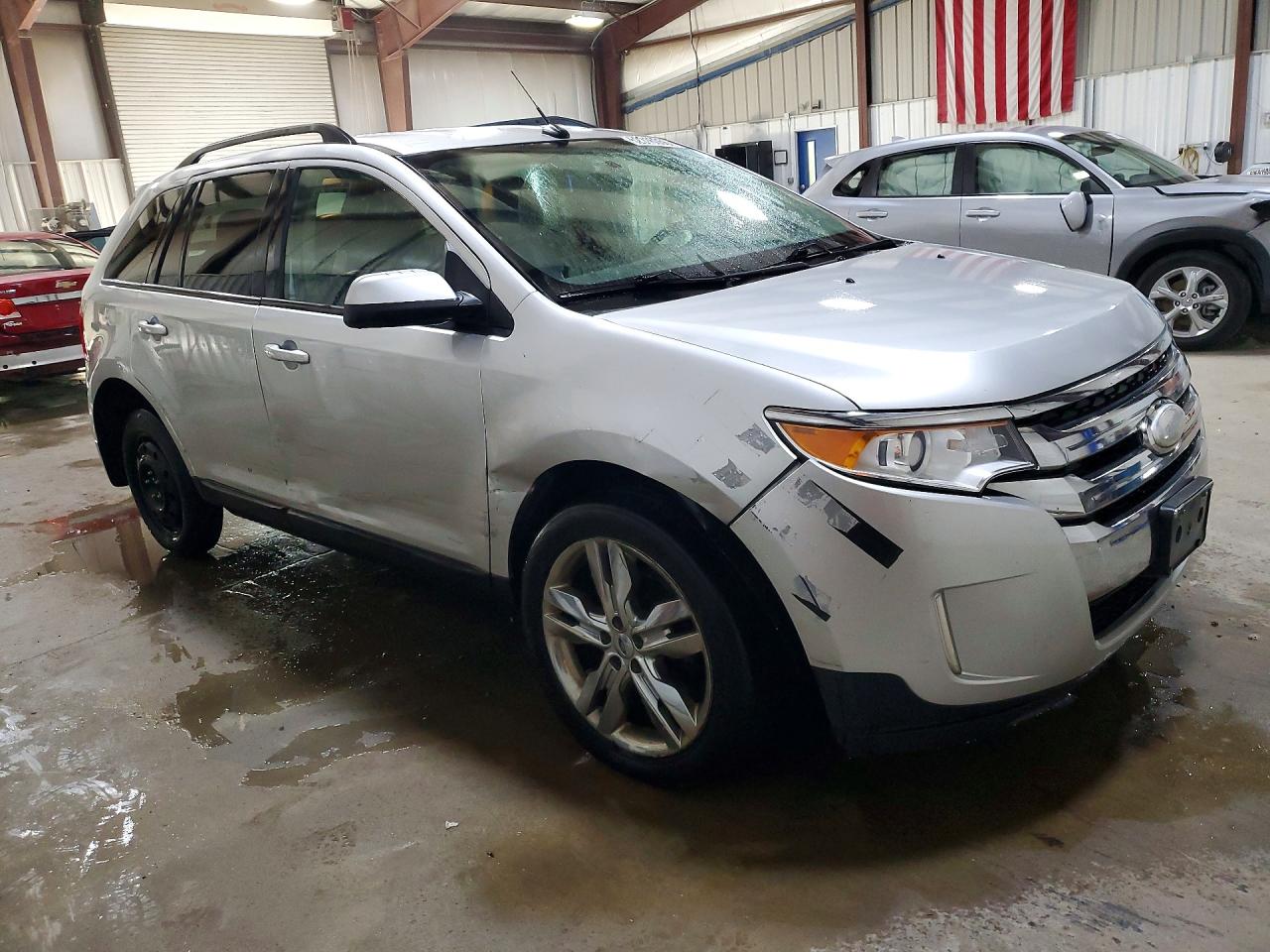 2012 Ford Edge Sel Silver vin: 2FMDK3JC7CBA88484