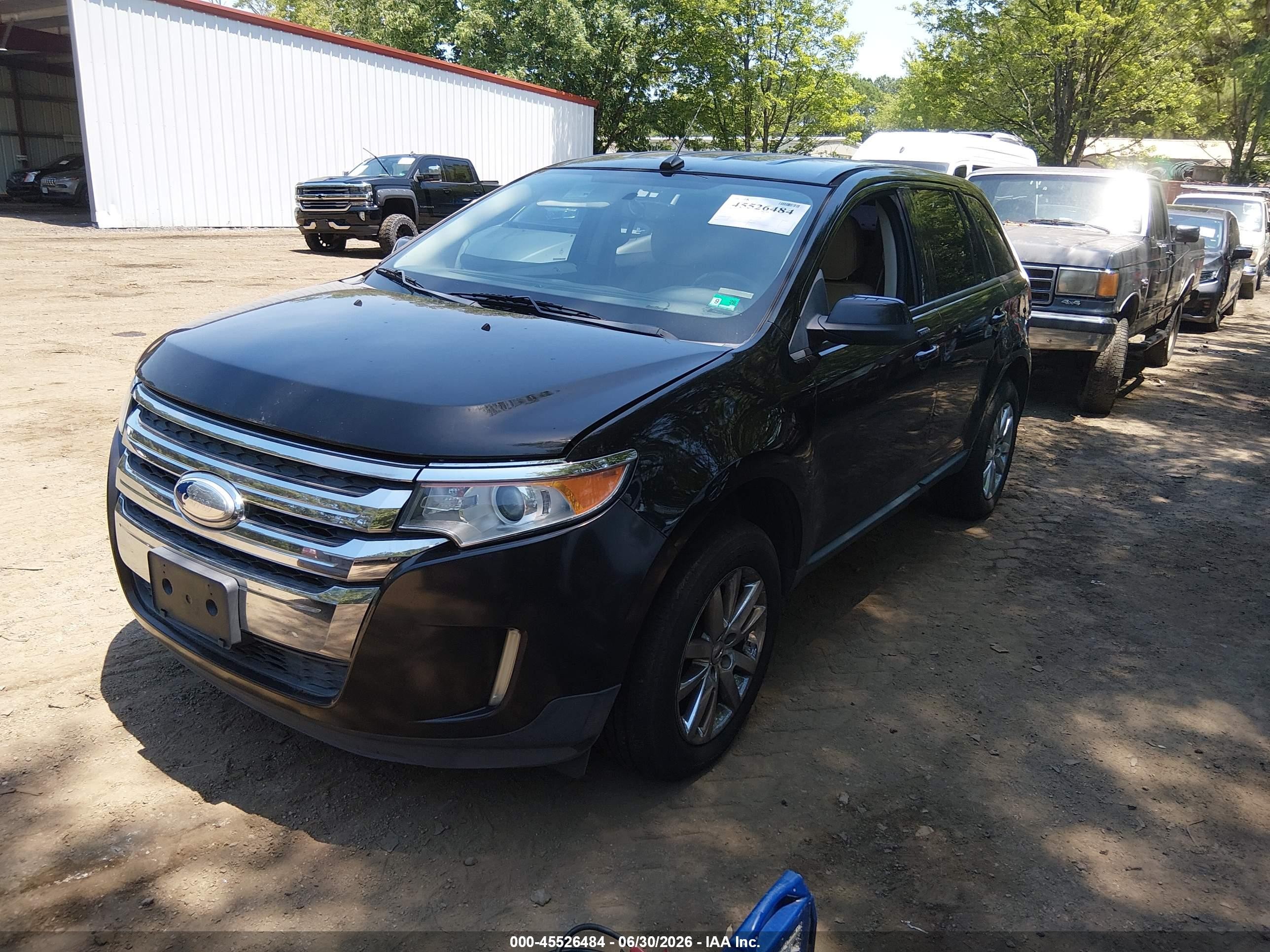 2012 Ford Edge Sel Blue vin: 2FMDK3JC7CBA94852