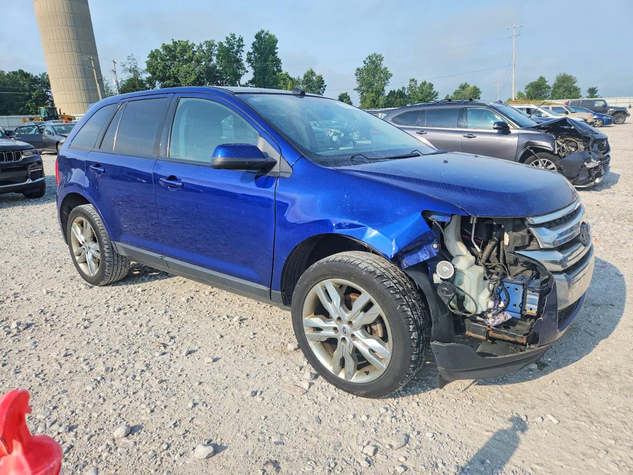 2013 Ford Edge Sel Blue vin: 2FMDK3JC7DBA06822