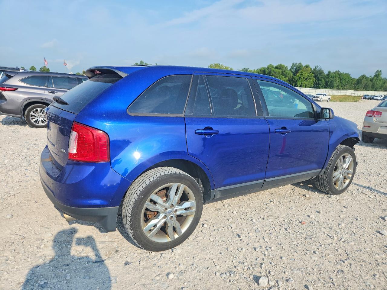 2013 Ford Edge Sel Blue vin: 2FMDK3JC7DBA06822