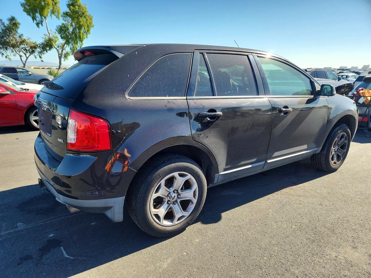2013 Ford Edge Sel Burgundy vin: 2FMDK3JC7DBA31705