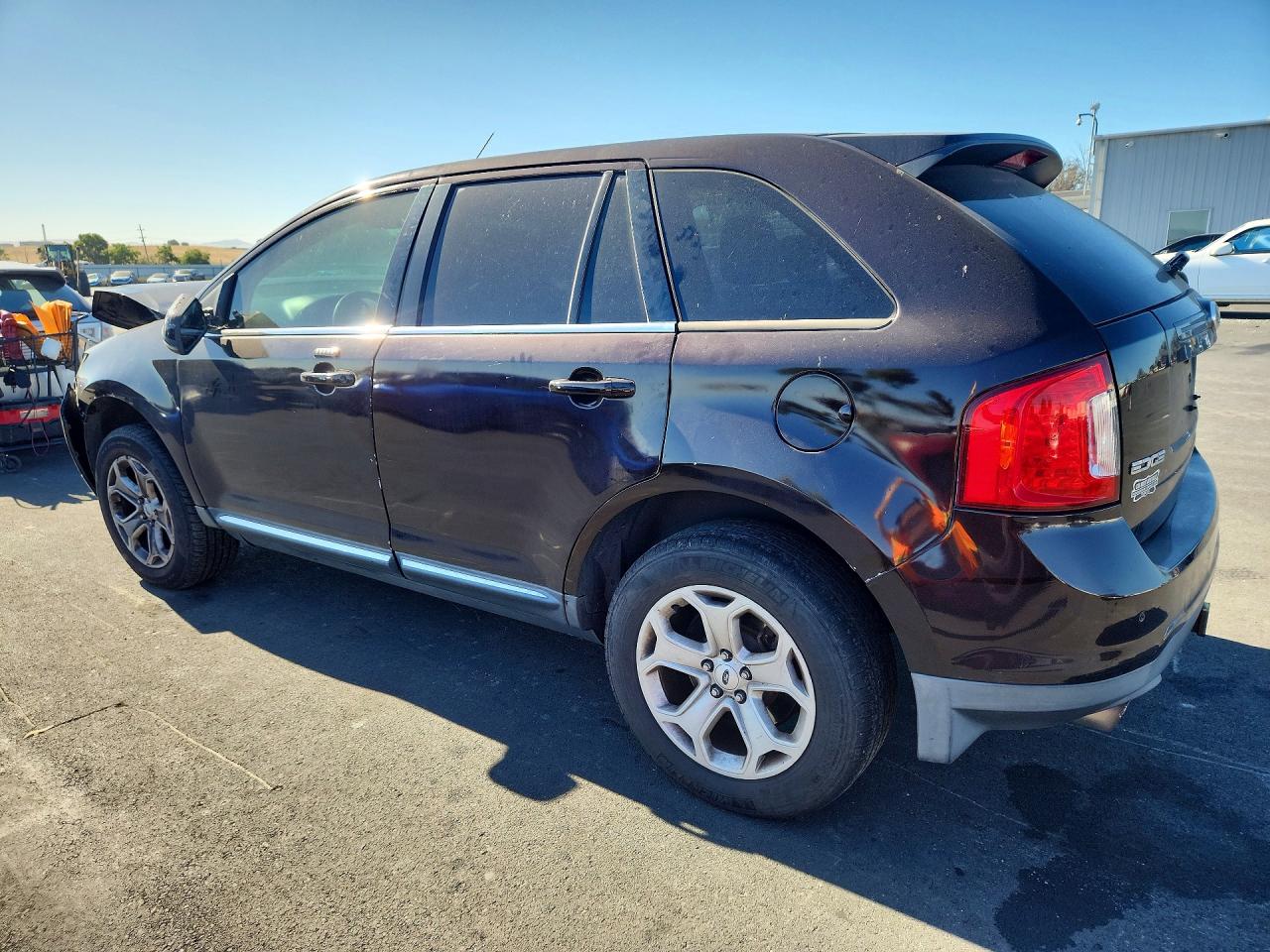 2013 Ford Edge Sel Burgundy vin: 2FMDK3JC7DBA31705