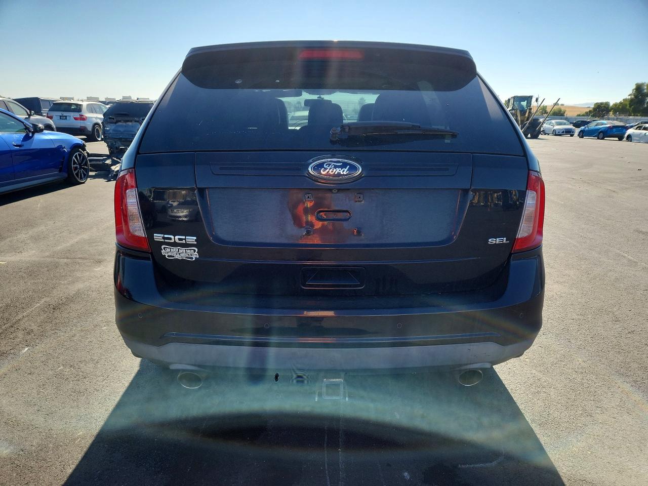 2013 Ford Edge Sel Burgundy vin: 2FMDK3JC7DBA31705