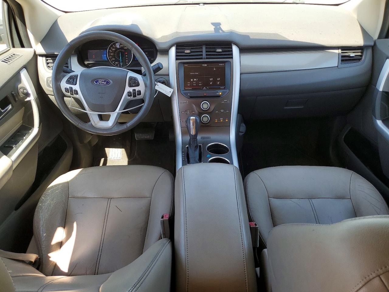 2013 Ford Edge Sel White vin: 2FMDK3JC7DBA40758