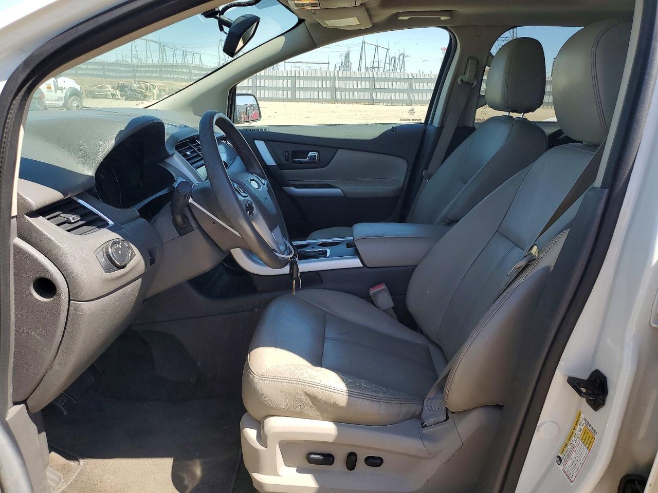 2013 Ford Edge Sel White vin: 2FMDK3JC7DBA40758