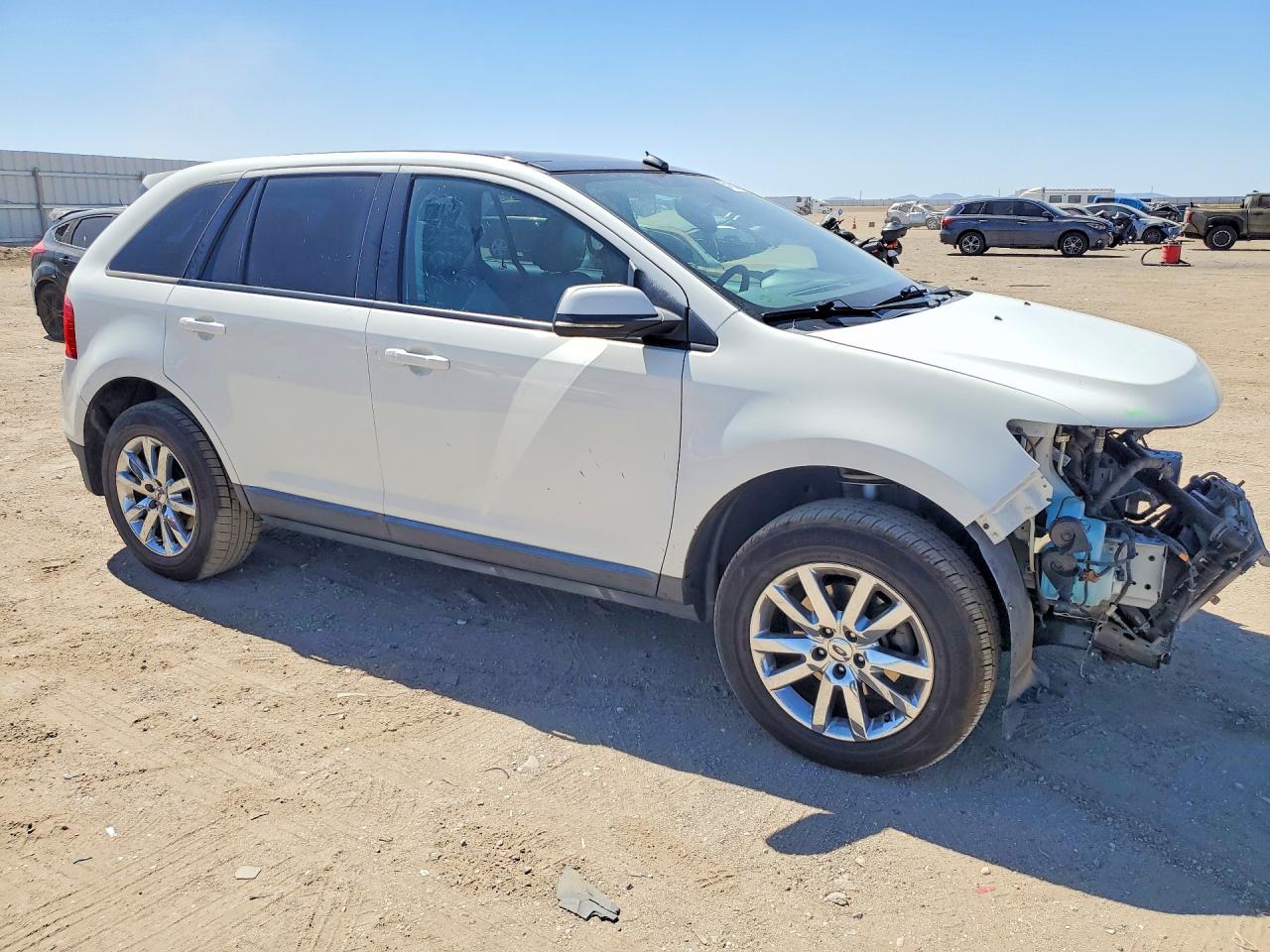 2013 Ford Edge Sel White vin: 2FMDK3JC7DBA40758