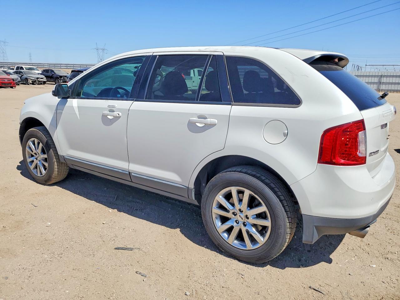 2013 Ford Edge Sel White vin: 2FMDK3JC7DBA40758