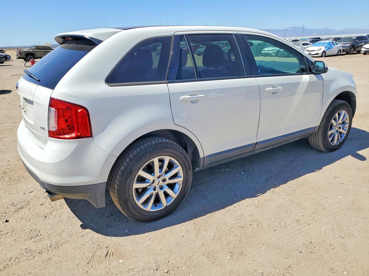 2013 Ford Edge Sel White vin: 2FMDK3JC7DBA40758