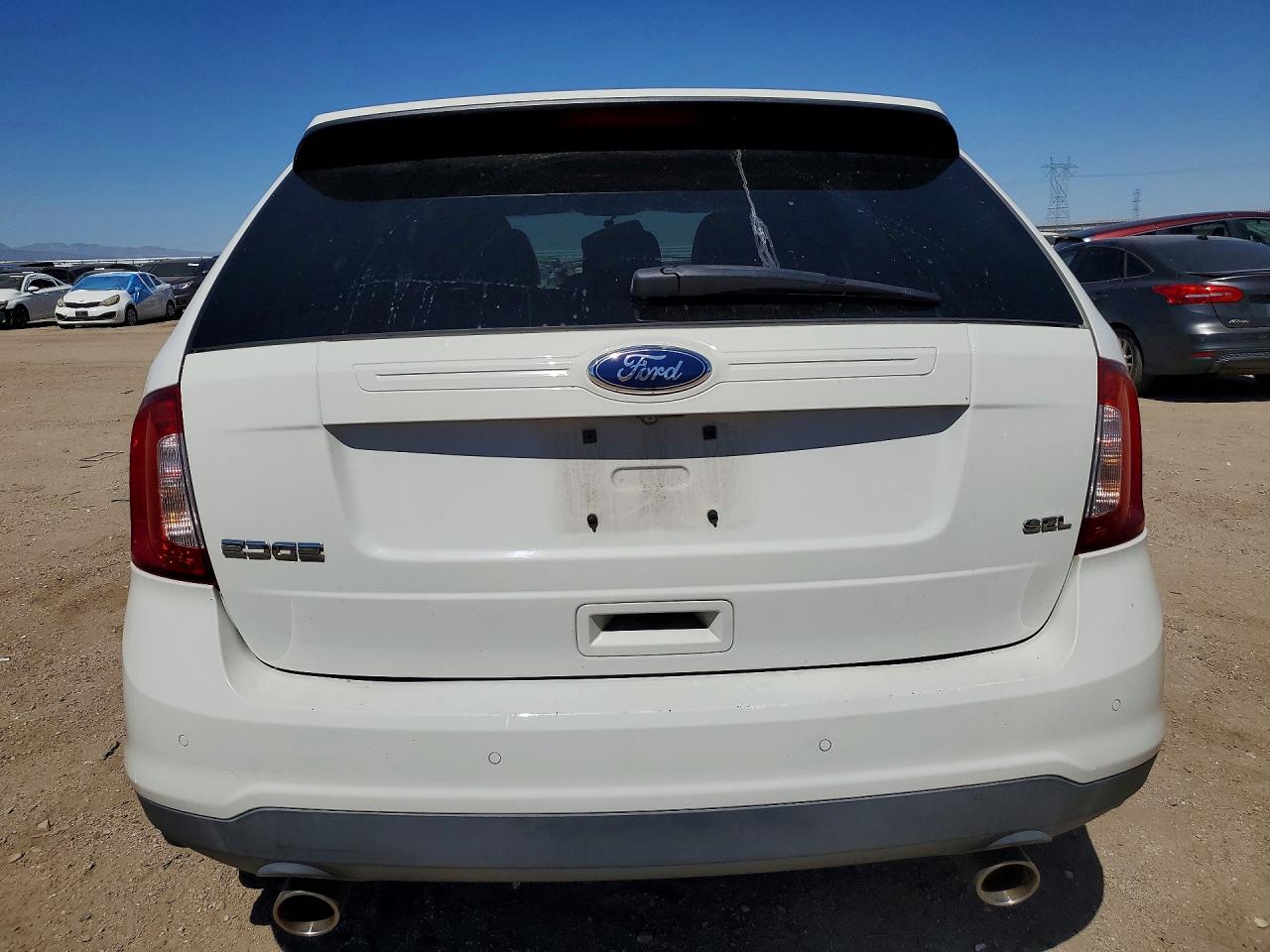 2013 Ford Edge Sel White vin: 2FMDK3JC7DBA40758
