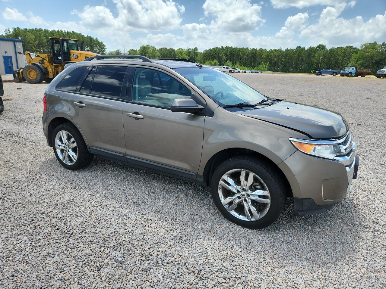 2013 Ford Edge Sel Gray vin: 2FMDK3JC7DBA79785