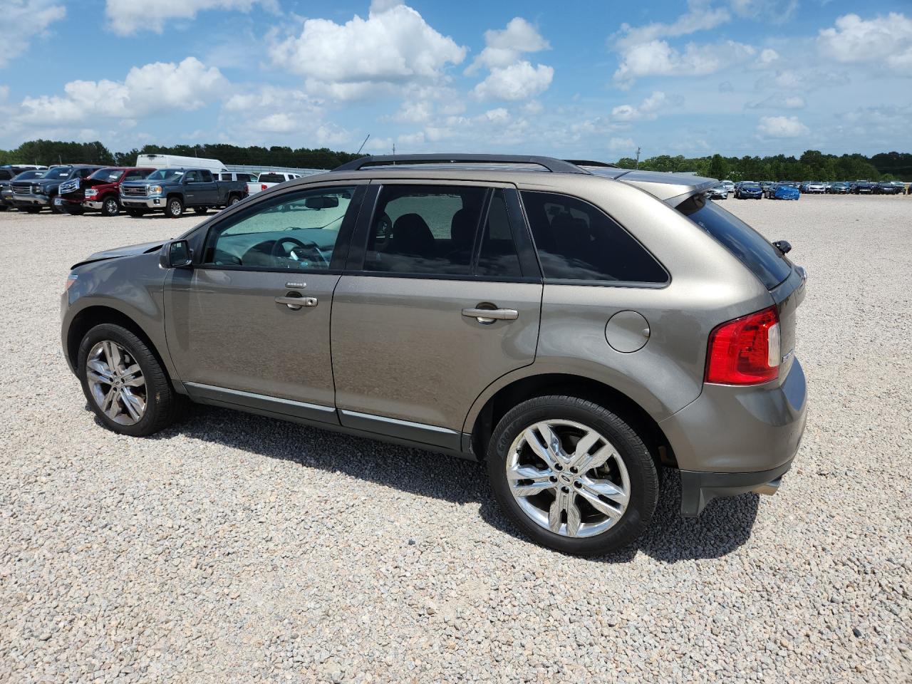 2013 Ford Edge Sel Gray vin: 2FMDK3JC7DBA79785