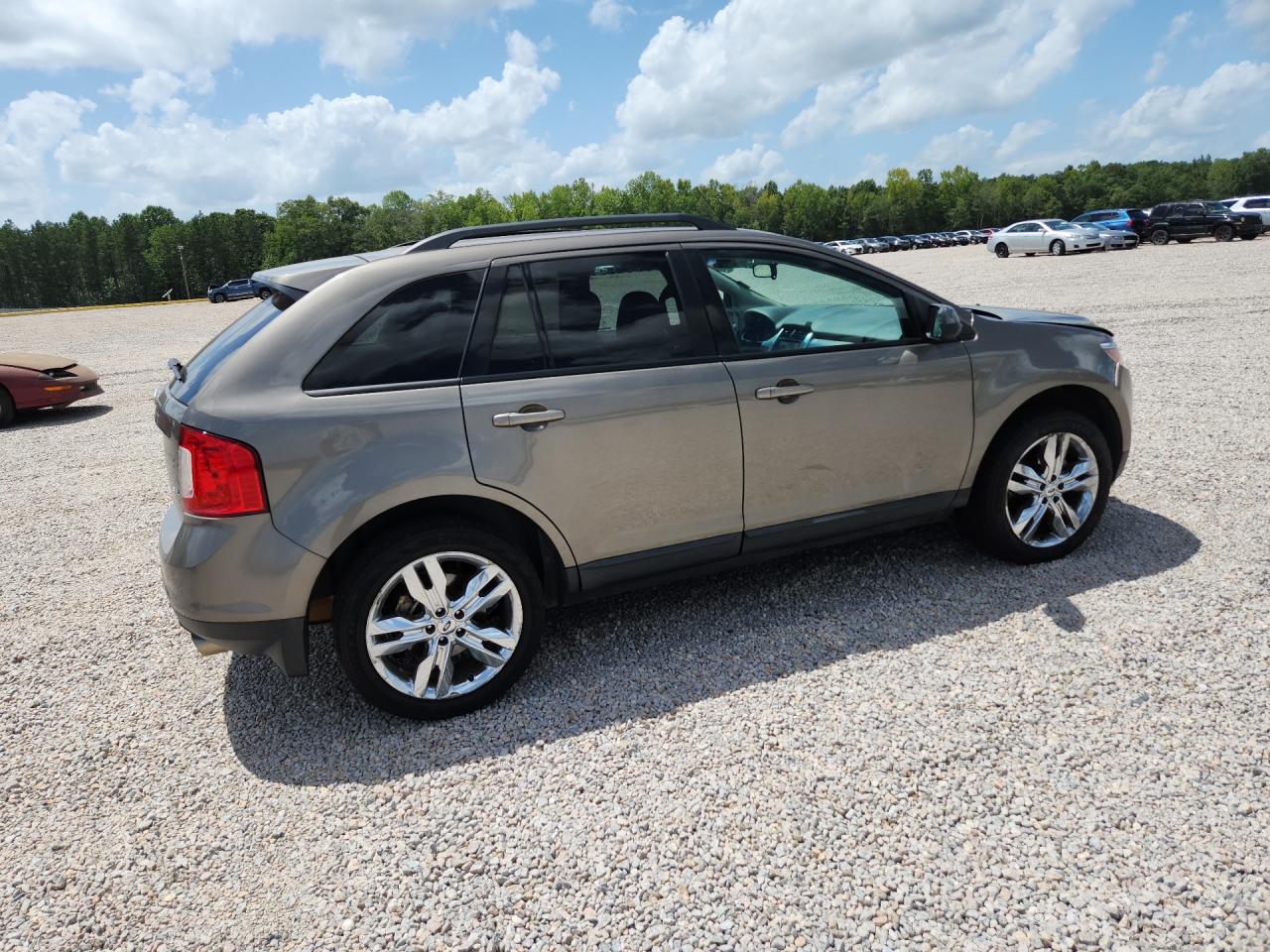 2013 Ford Edge Sel Gray vin: 2FMDK3JC7DBA79785