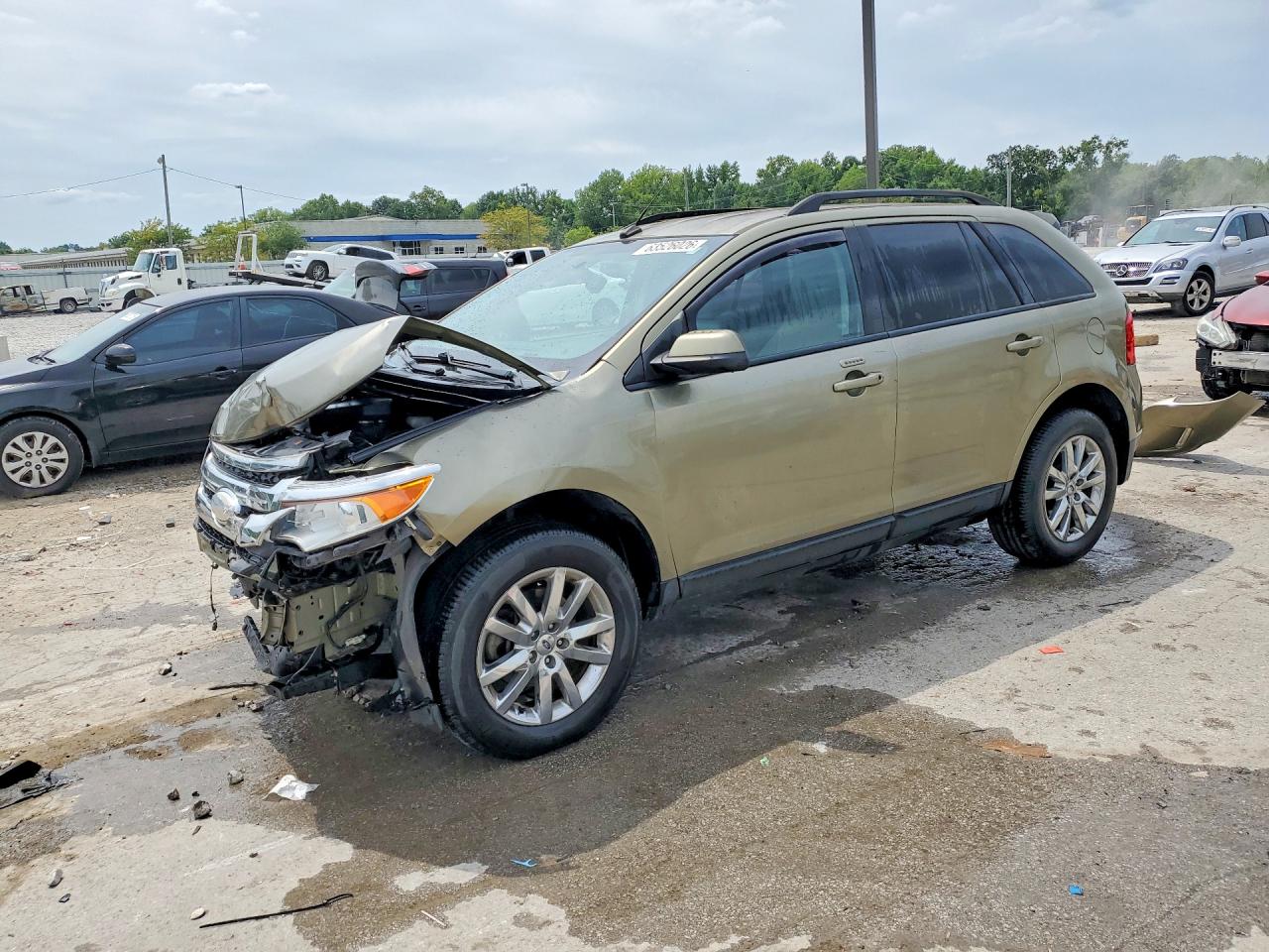 2013 Ford Edge Sel Зеленый vin: 2FMDK3JC7DBA94707