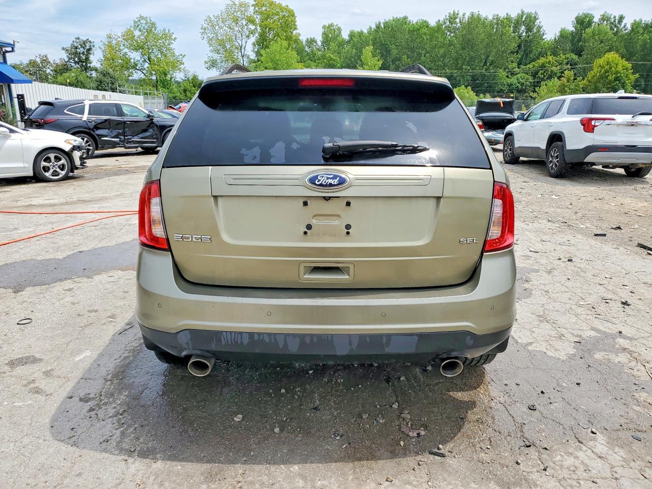 2013 Ford Edge Sel Green vin: 2FMDK3JC7DBA94707