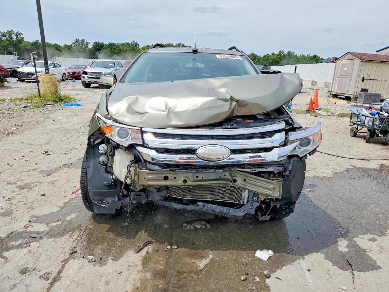 2013 Ford Edge Sel Green vin: 2FMDK3JC7DBA94707