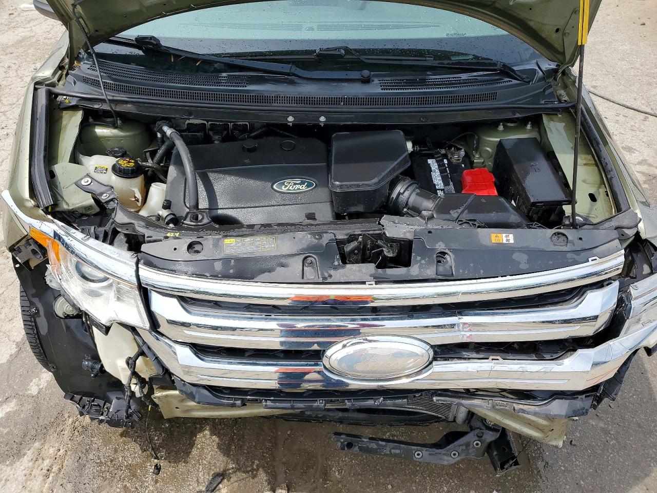 2013 Ford Edge Sel Green vin: 2FMDK3JC7DBA94707