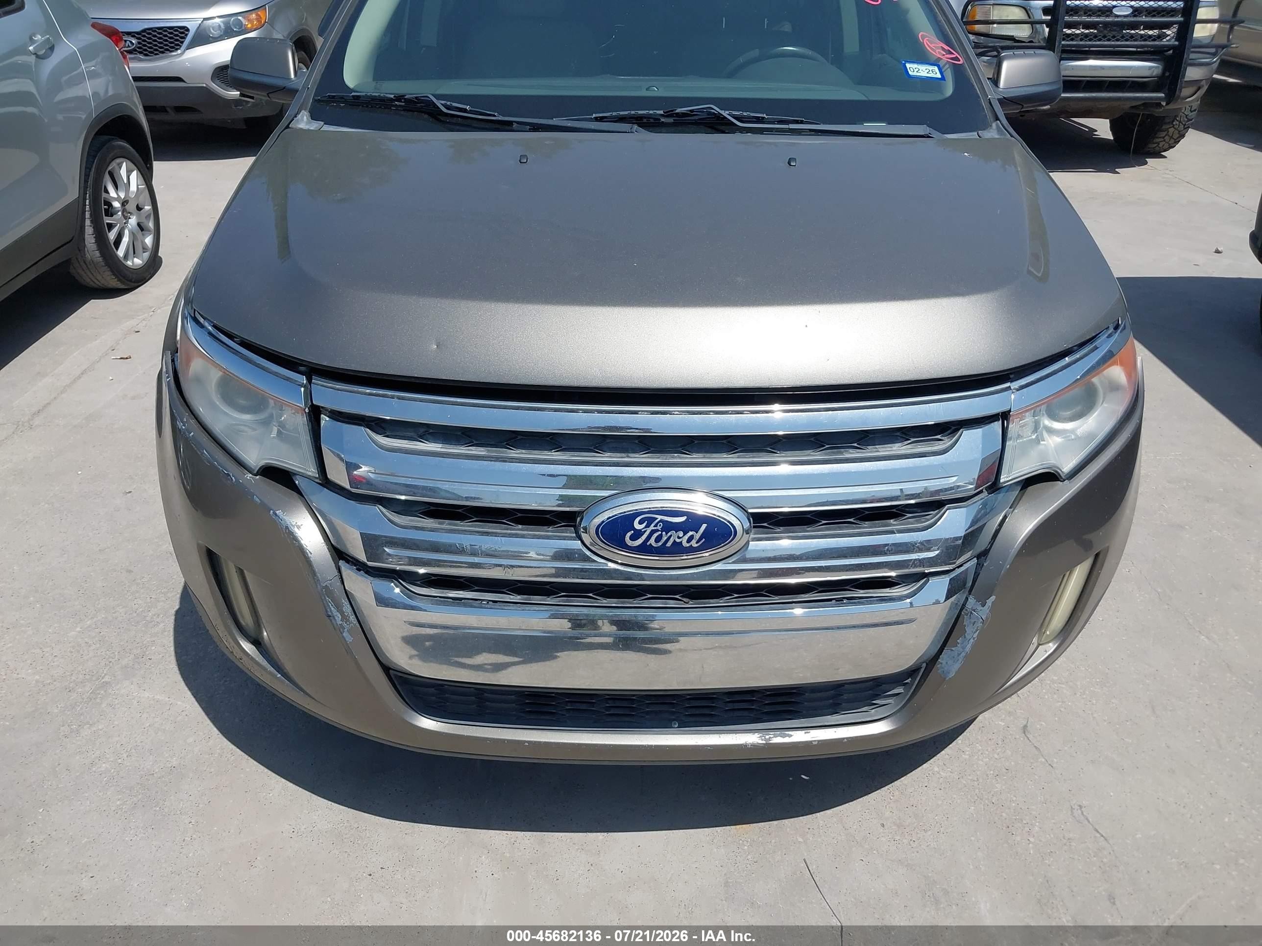 2013 Ford Edge Sel Gray vin: 2FMDK3JC7DBB52699