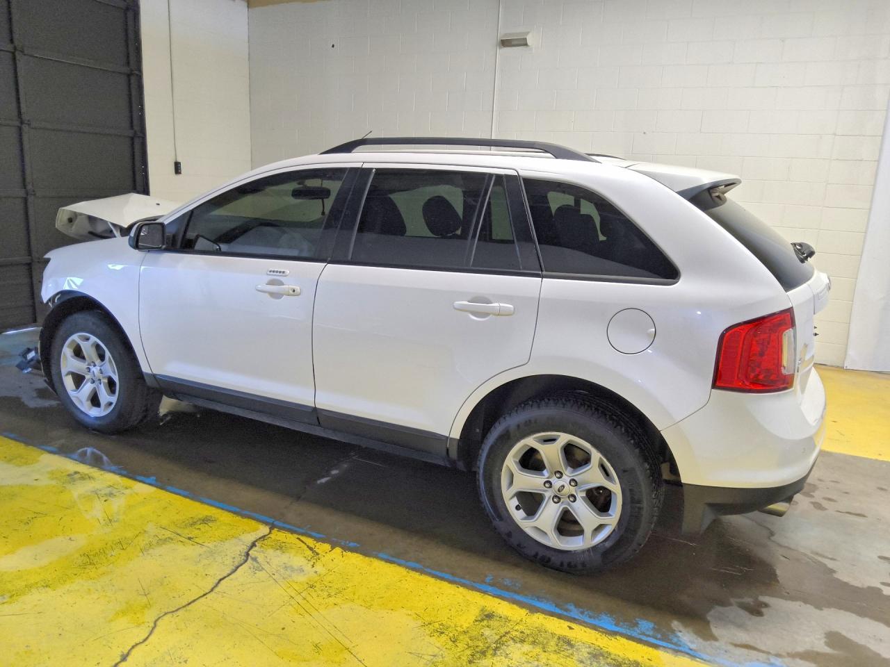 2013 Ford Edge Sel White vin: 2FMDK3JC7DBB53173
