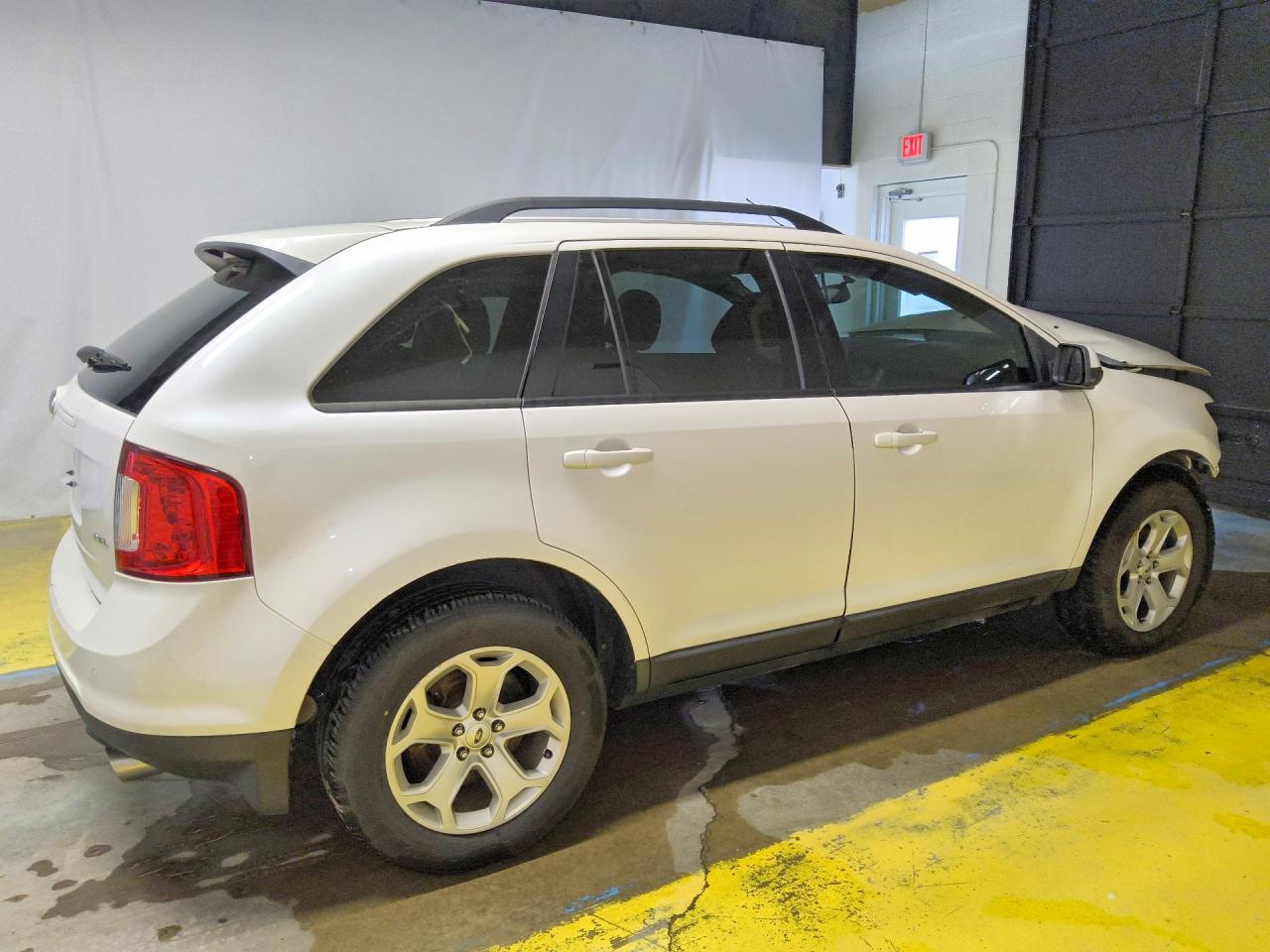 2013 Ford Edge Sel White vin: 2FMDK3JC7DBB53173
