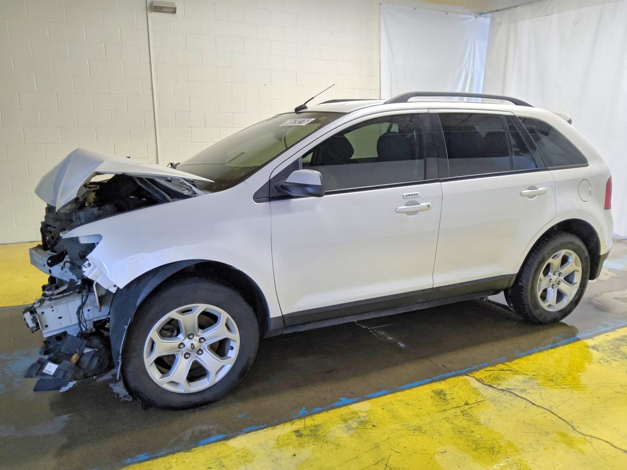 2013 Ford Edge Sel White vin: 2FMDK3JC7DBB53173