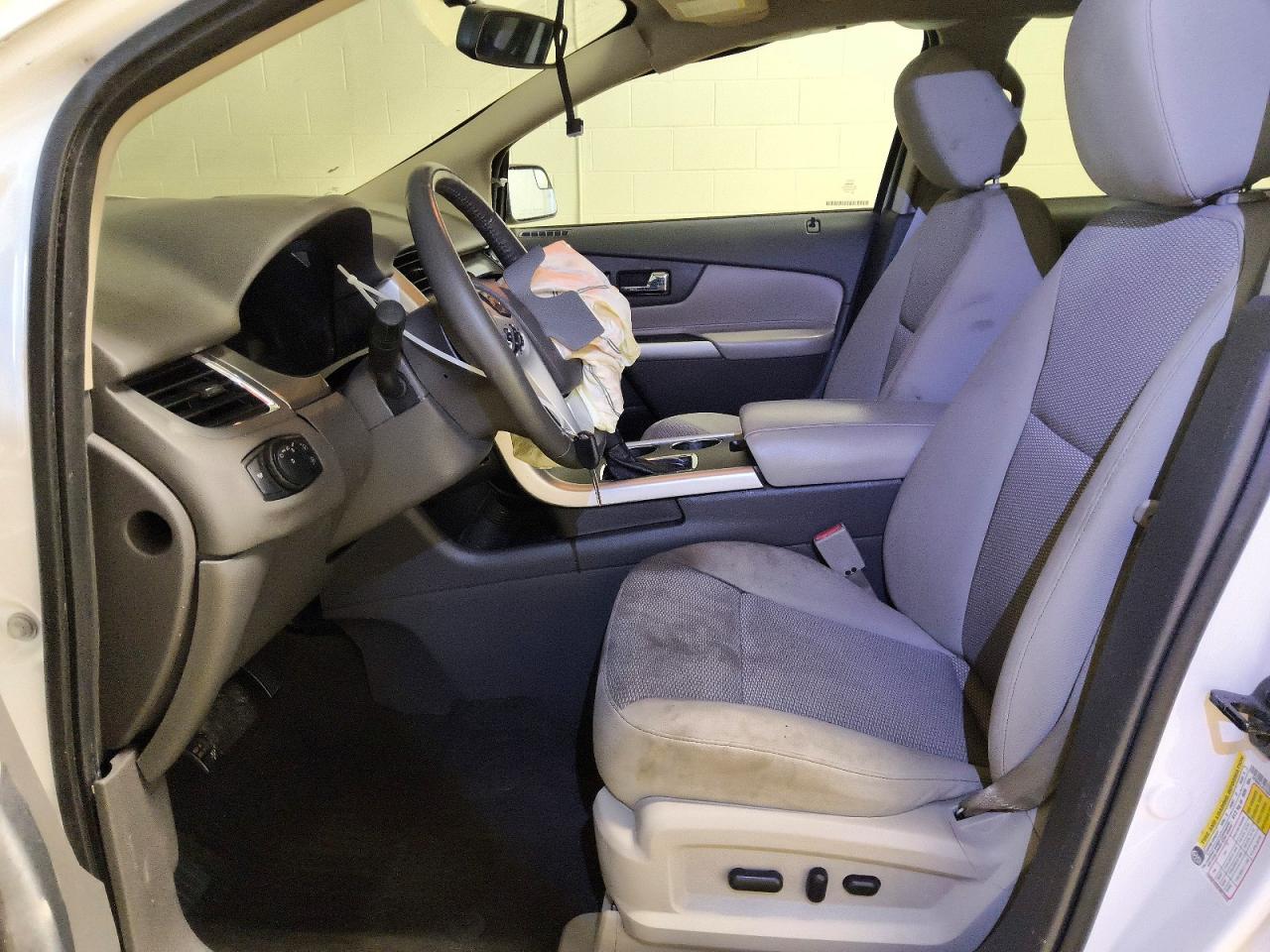 2013 Ford Edge Sel White vin: 2FMDK3JC7DBB53173