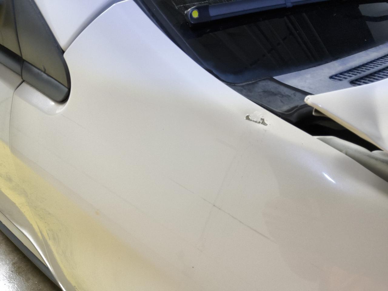 2013 Ford Edge Sel White vin: 2FMDK3JC7DBB53173 Damage: Right Front Fender, Dent(S) W/ Paint Dmg, 1 To 2 Inches