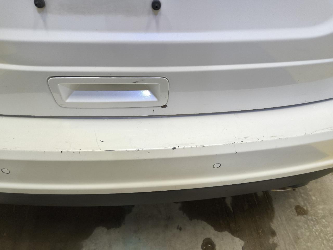 2013 Ford Edge Sel White vin: 2FMDK3JC7DBB53173 Damage: Rear Bumper, Chipped, 10 Or More