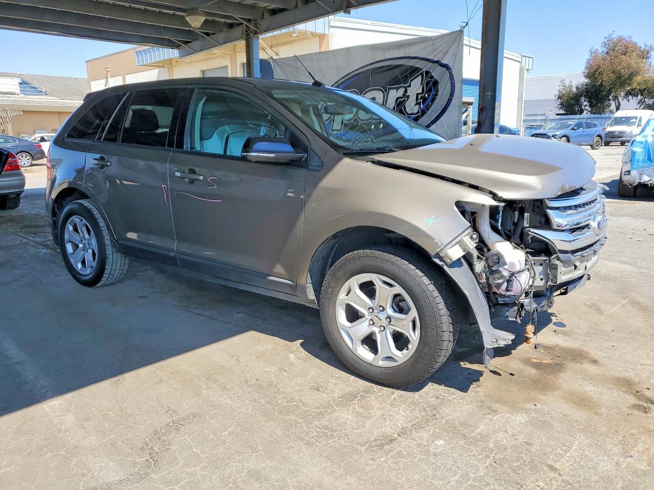 2013 Ford Edge Sel Gray vin: 2FMDK3JC7DBB55344