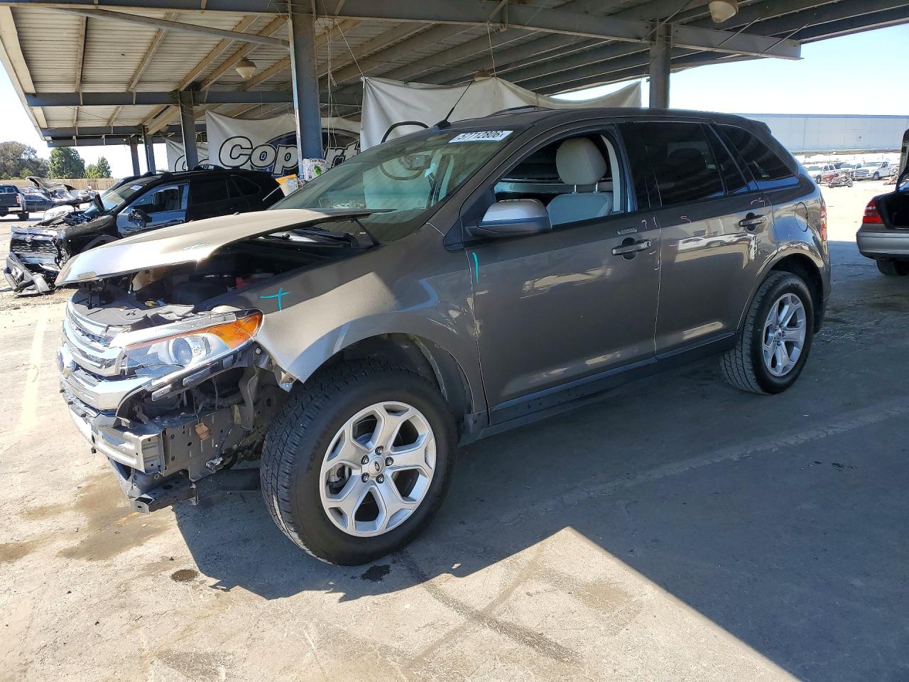 2013 Ford Edge Sel Gray vin: 2FMDK3JC7DBB55344