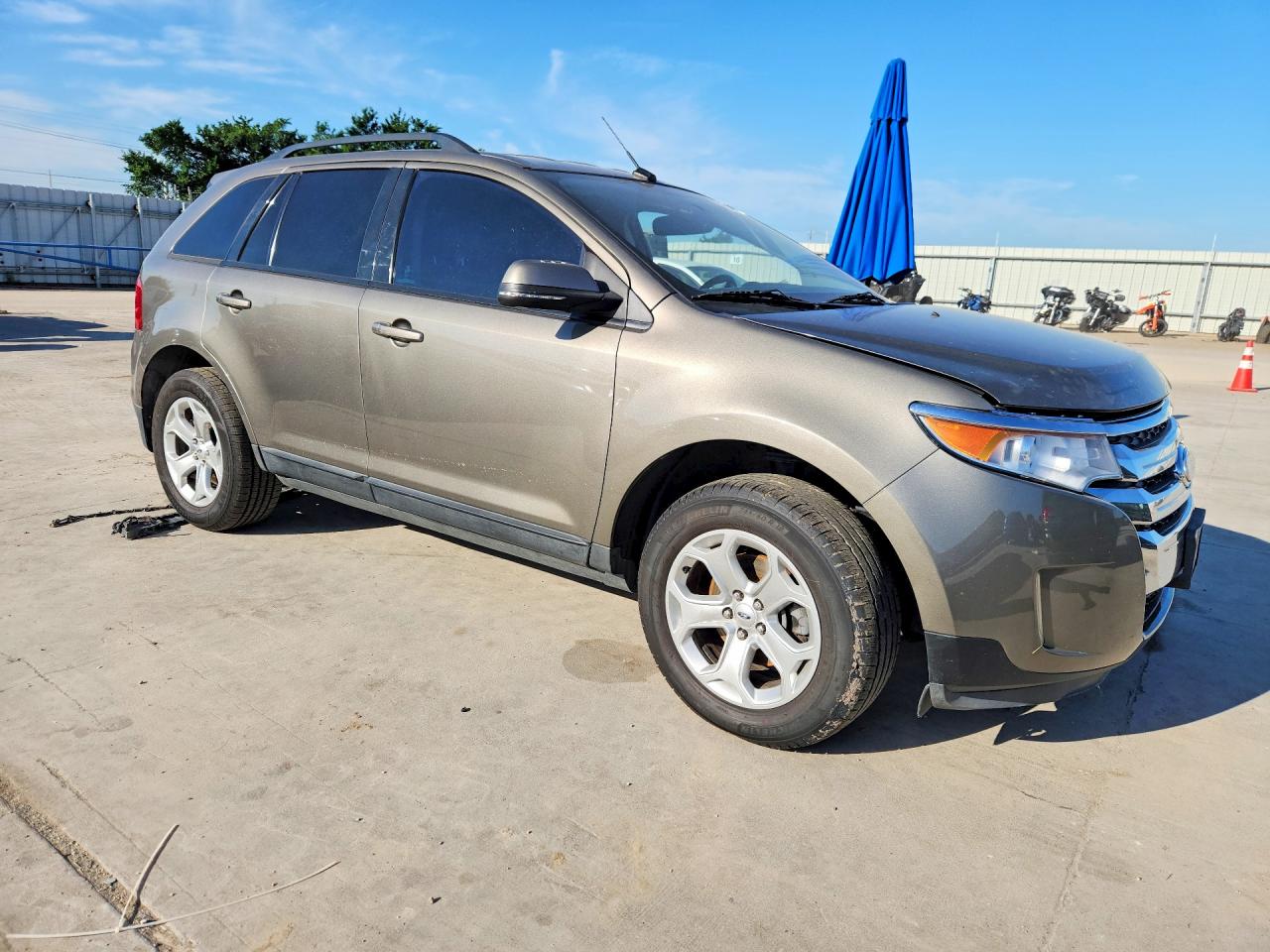 2013 Ford Edge Sel Charcoal vin: 2FMDK3JC7DBC05823