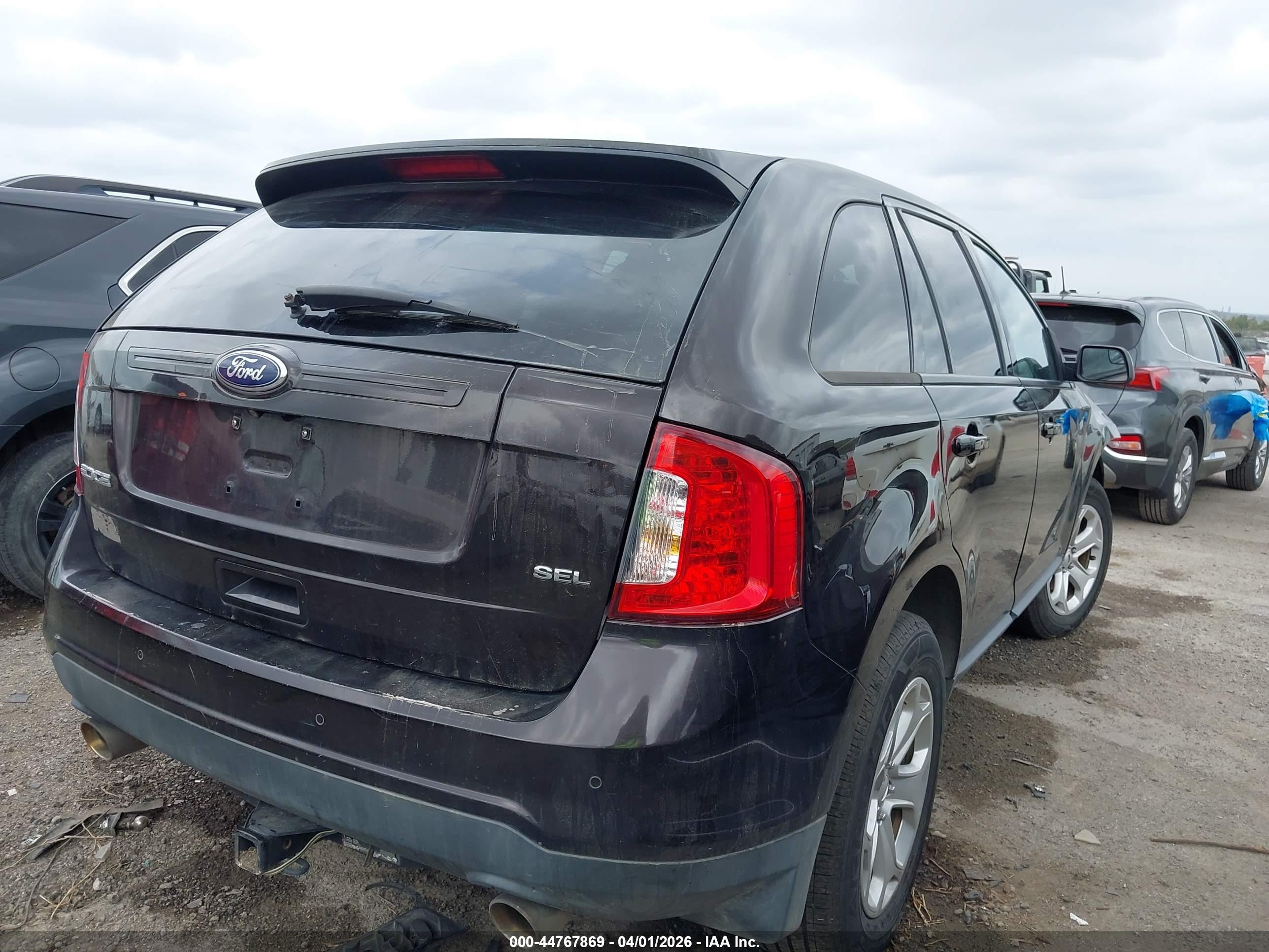 2013 Ford Edge Sel Фиолетовый vin: 2FMDK3JC7DBC11654