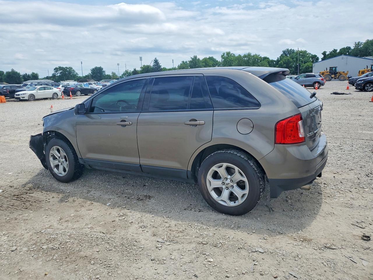 2013 Ford Edge Sel Brown vin: 2FMDK3JC7DBC61406