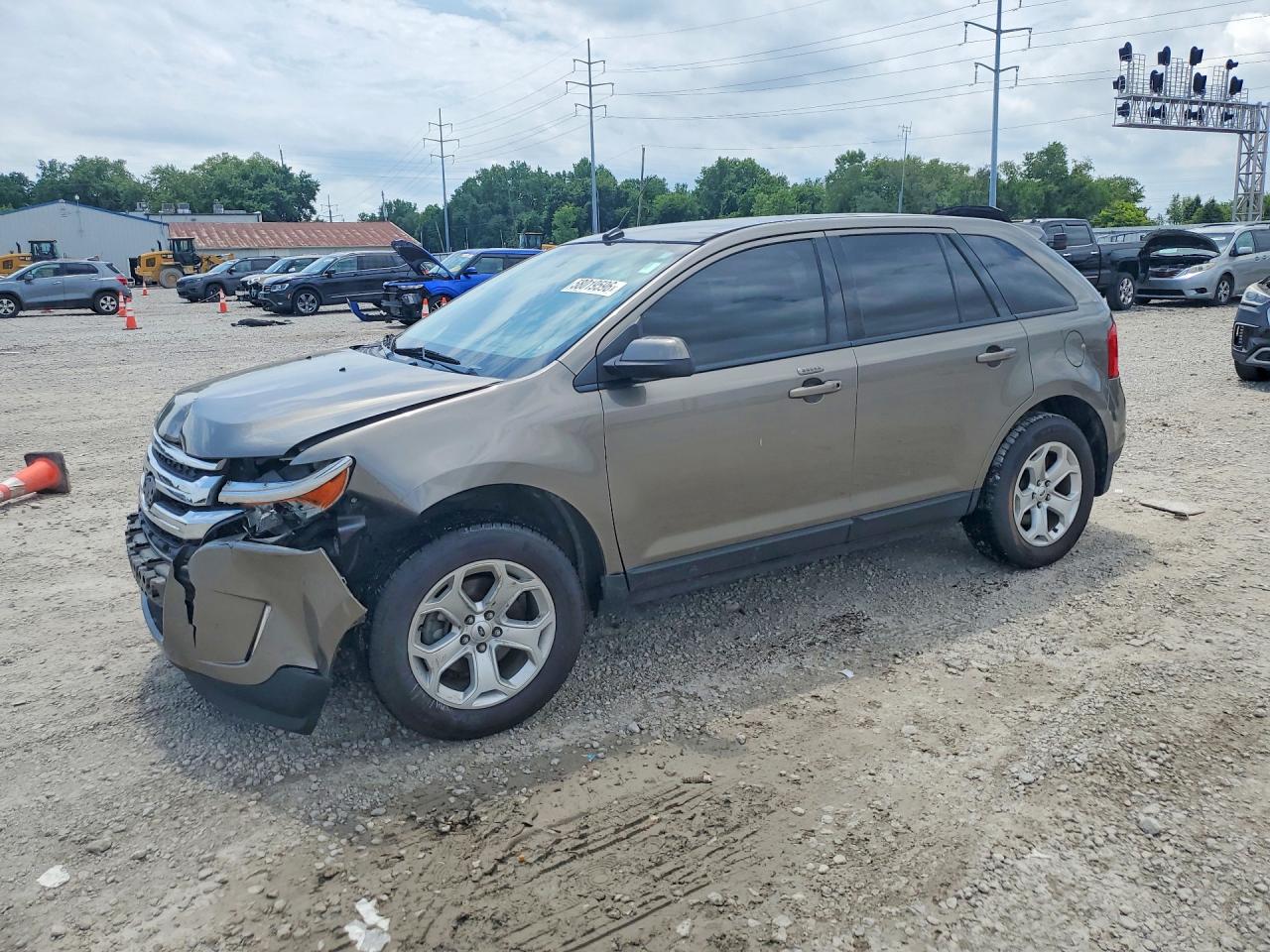 2013 Ford Edge Sel Brown vin: 2FMDK3JC7DBC61406