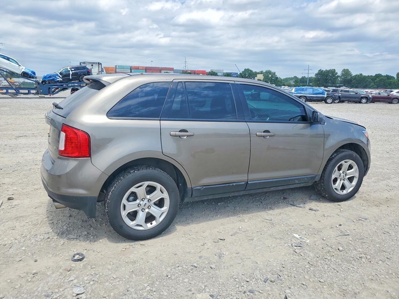 2013 Ford Edge Sel Brown vin: 2FMDK3JC7DBC61406