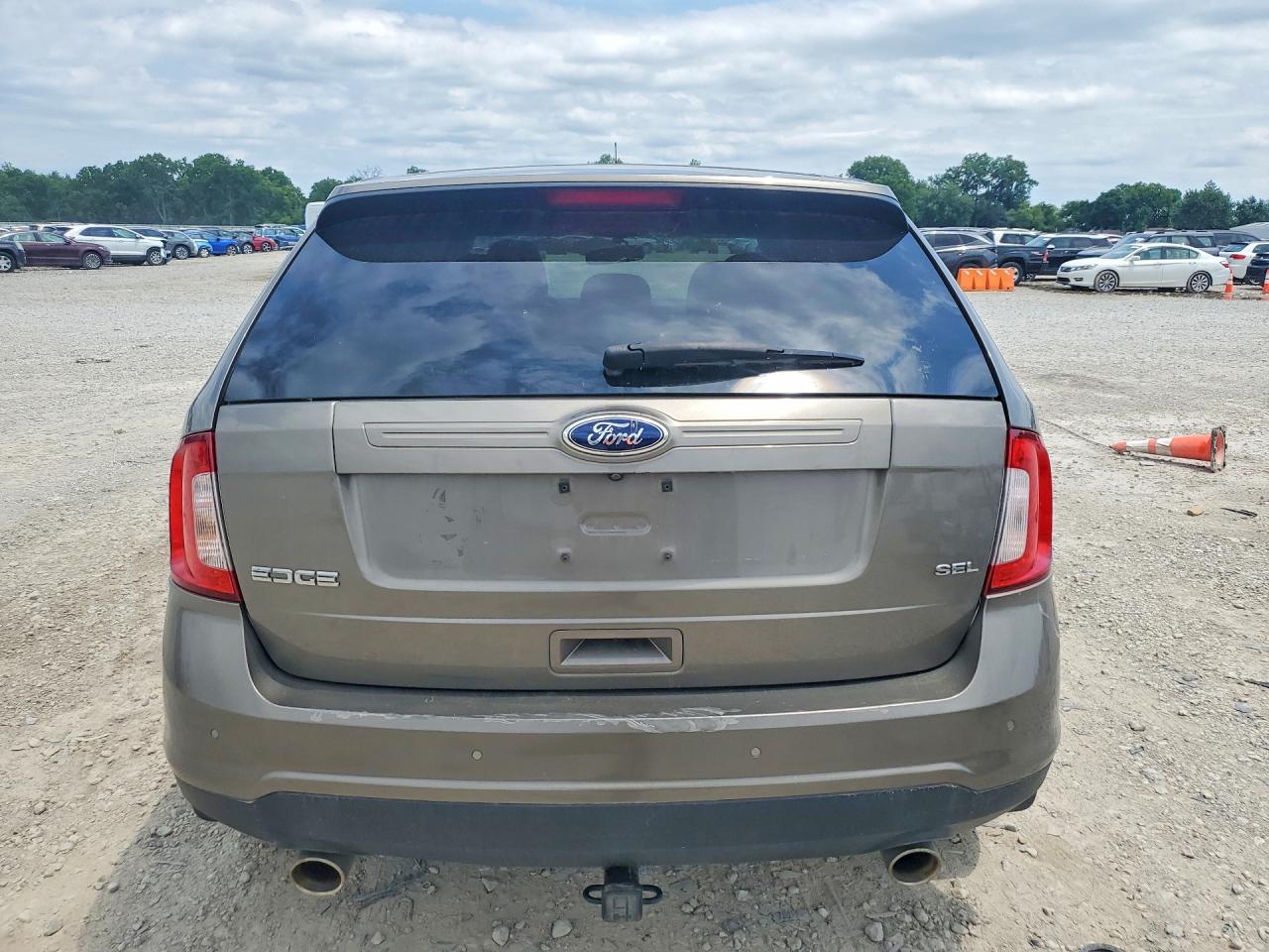 2013 Ford Edge Sel Brown vin: 2FMDK3JC7DBC61406