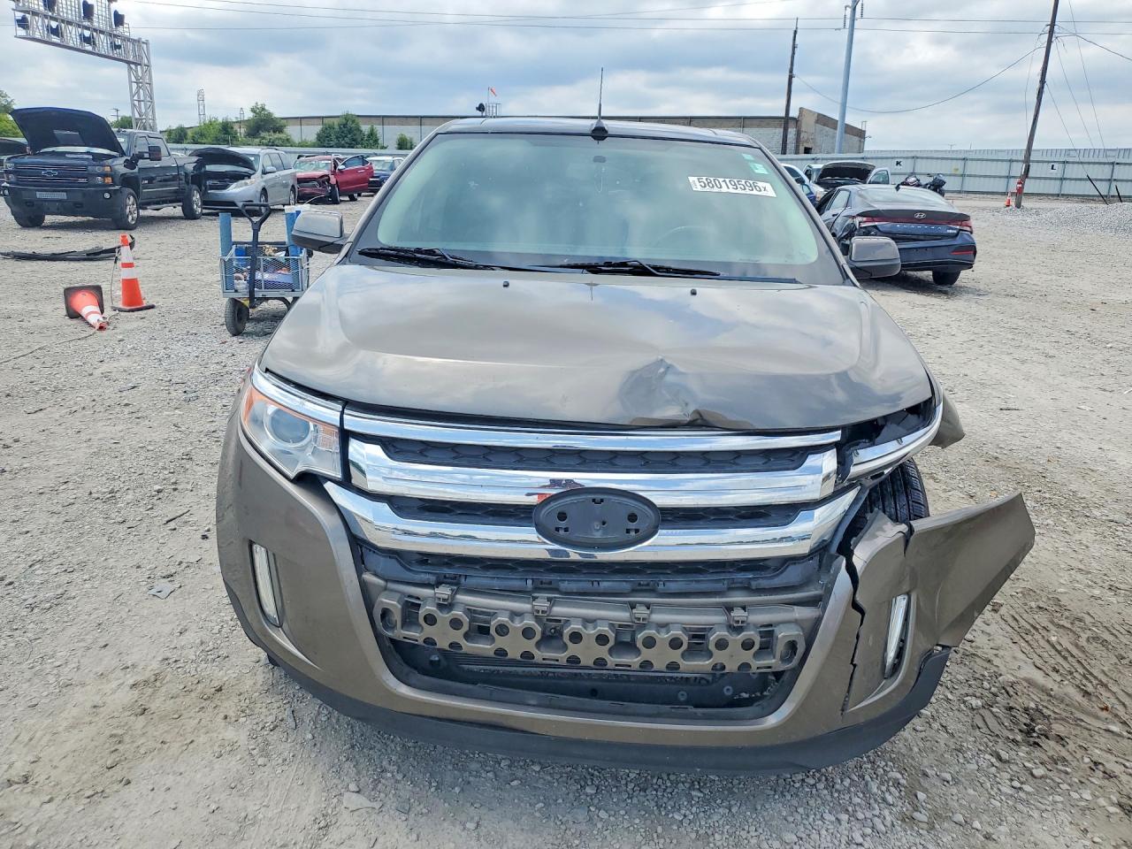 2013 Ford Edge Sel Brown vin: 2FMDK3JC7DBC61406