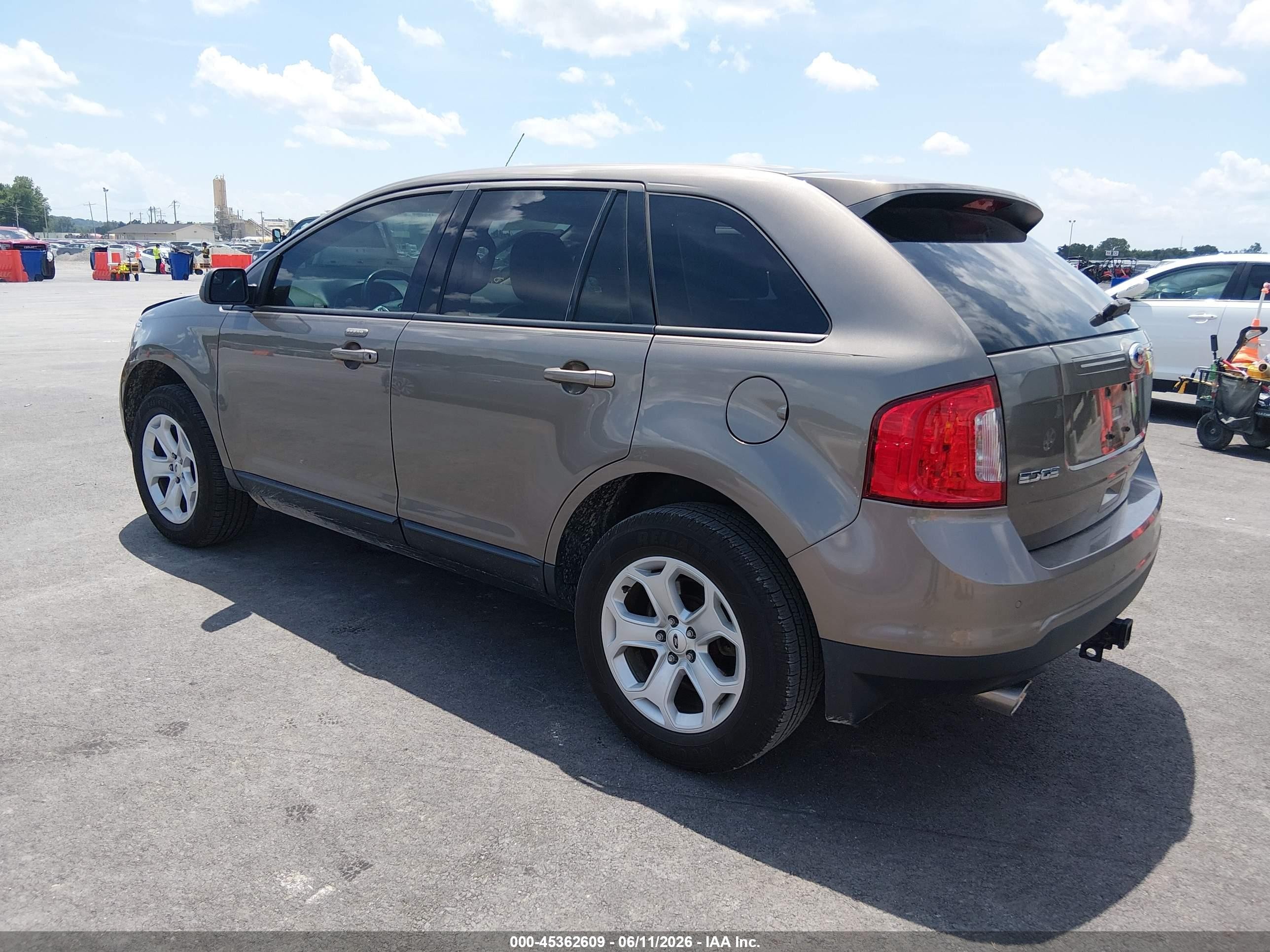 2013 Ford Edge Sel Tan vin: 2FMDK3JC7DBC66296
