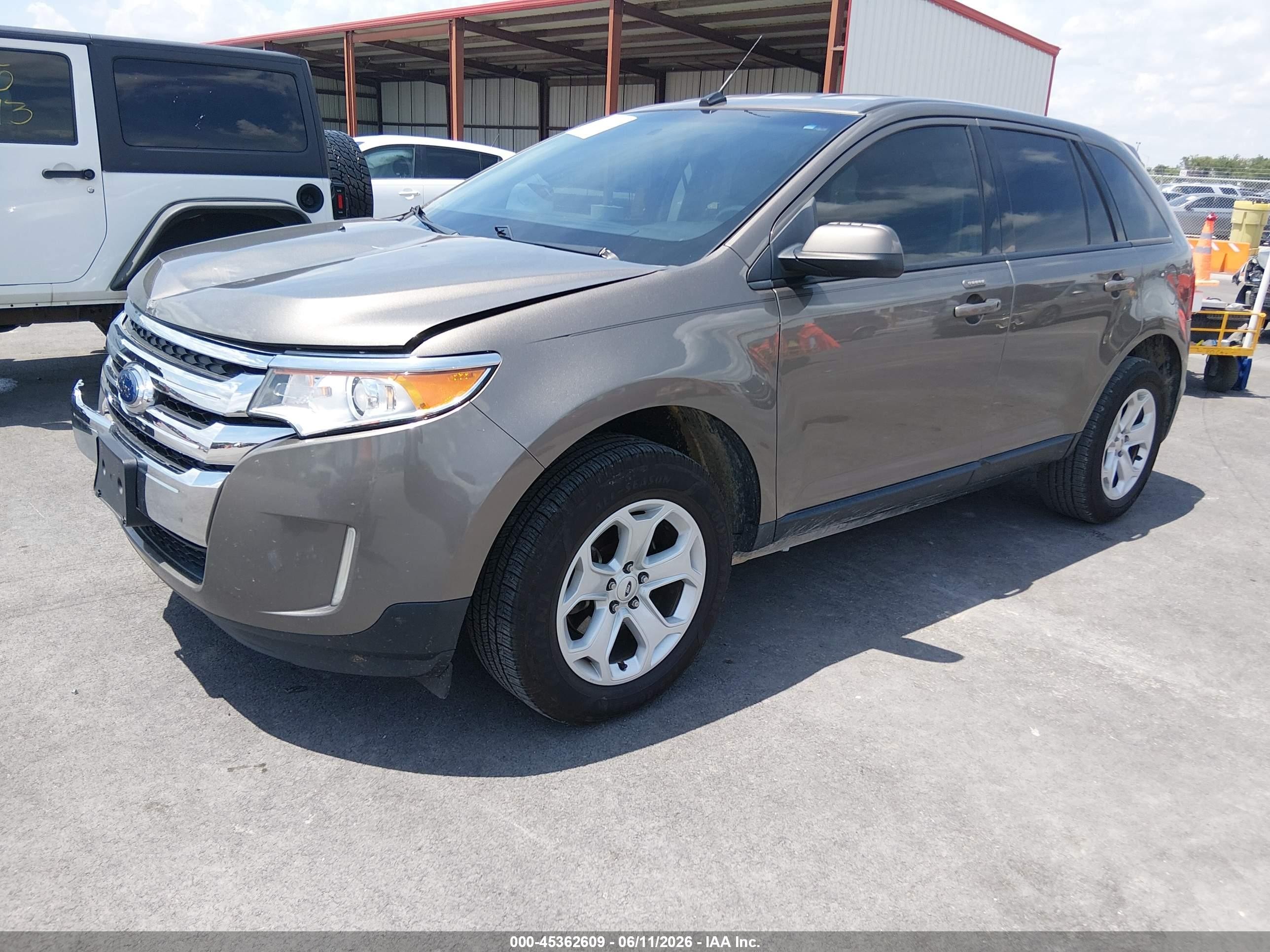 2013 Ford Edge Sel Tan vin: 2FMDK3JC7DBC66296