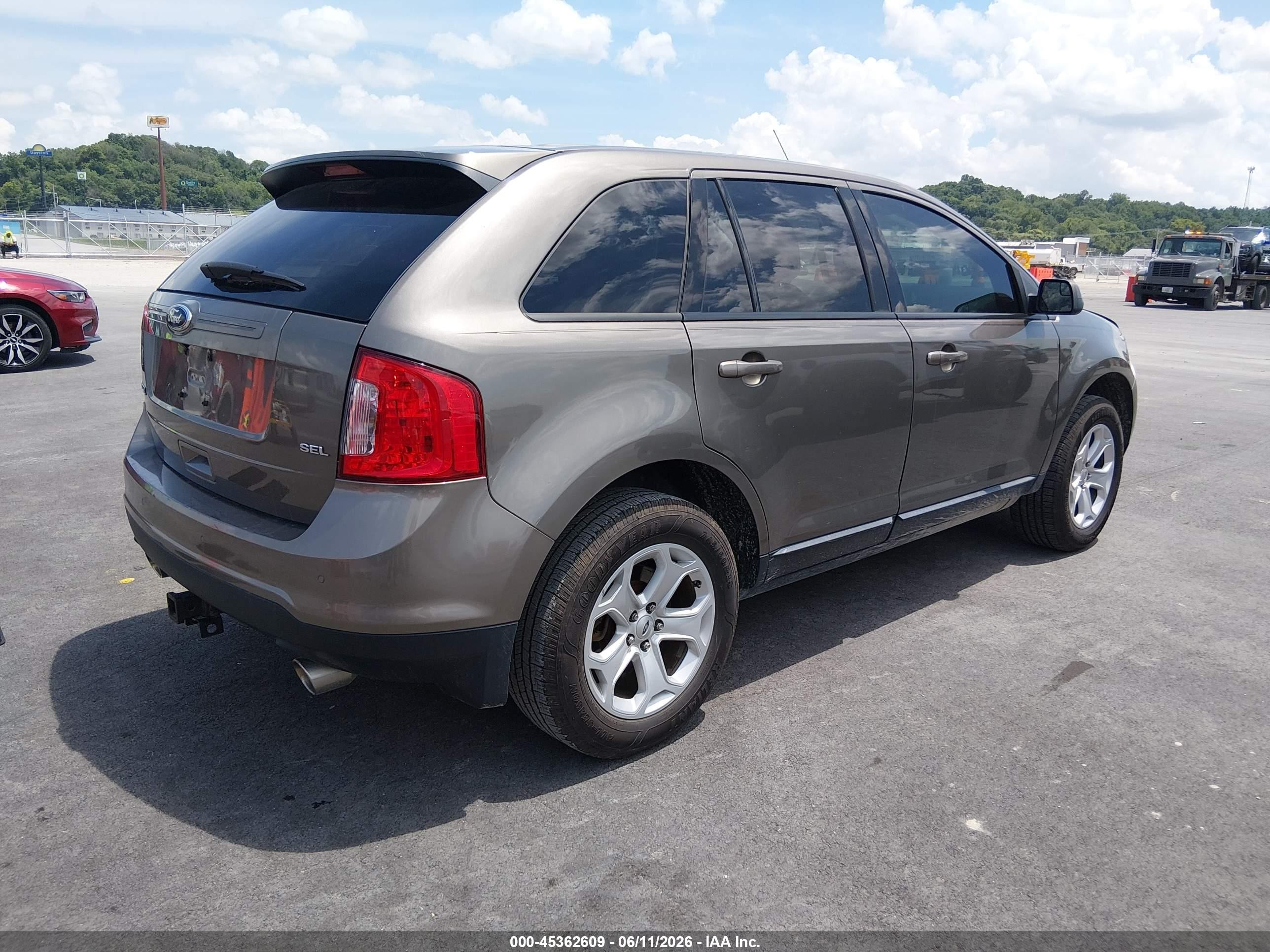 2013 Ford Edge Sel Tan vin: 2FMDK3JC7DBC66296