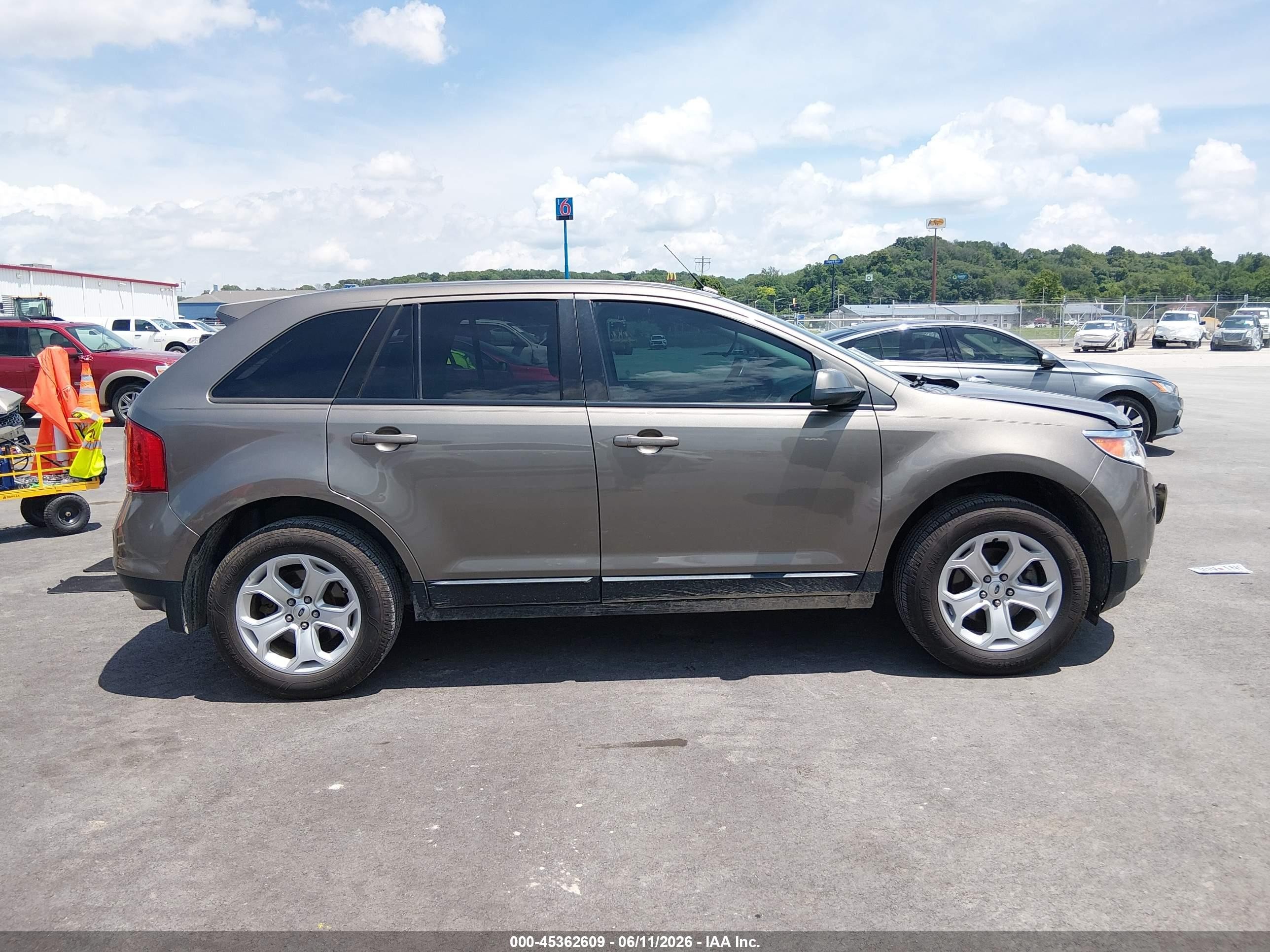 2013 Ford Edge Sel Tan vin: 2FMDK3JC7DBC66296
