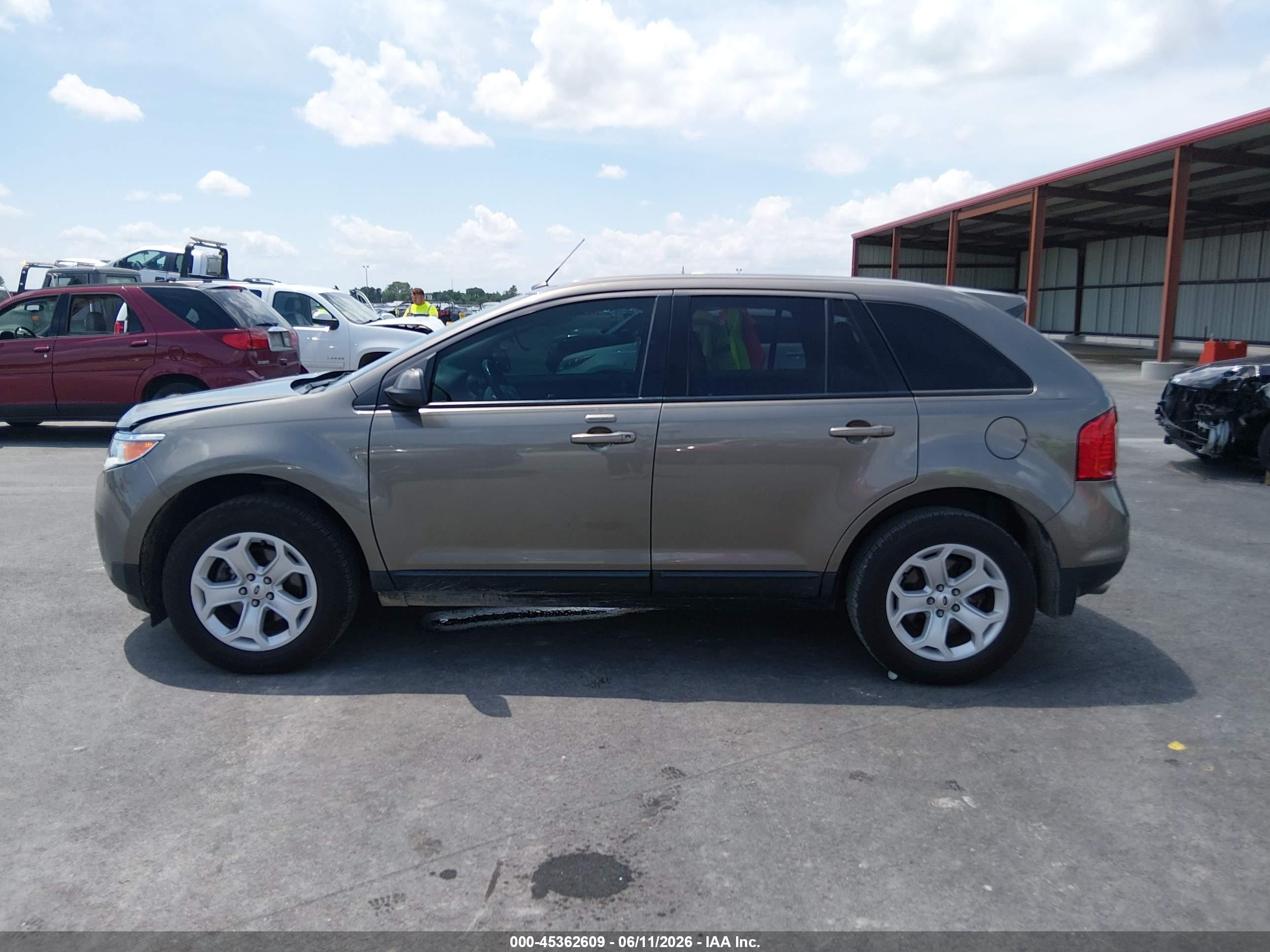 2013 Ford Edge Sel Tan vin: 2FMDK3JC7DBC66296