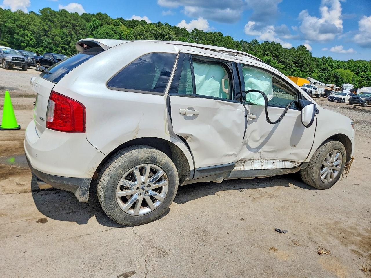 2013 Ford Edge Sel Белый vin: 2FMDK3JC7DBC87620
