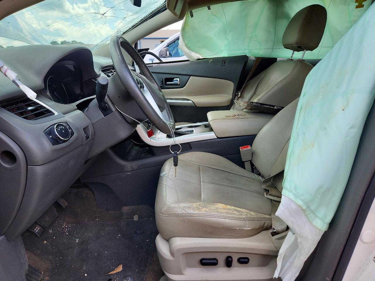 2013 Ford Edge Sel Белый vin: 2FMDK3JC7DBC87620
