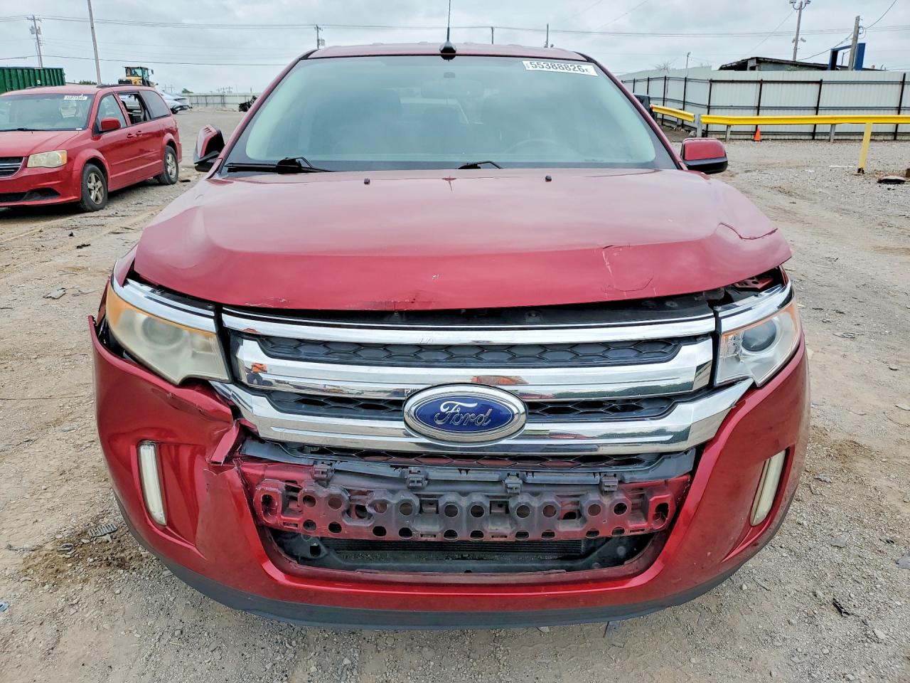 2013 Ford Edge Sel Maroon vin: 2FMDK3JC7DBC88878