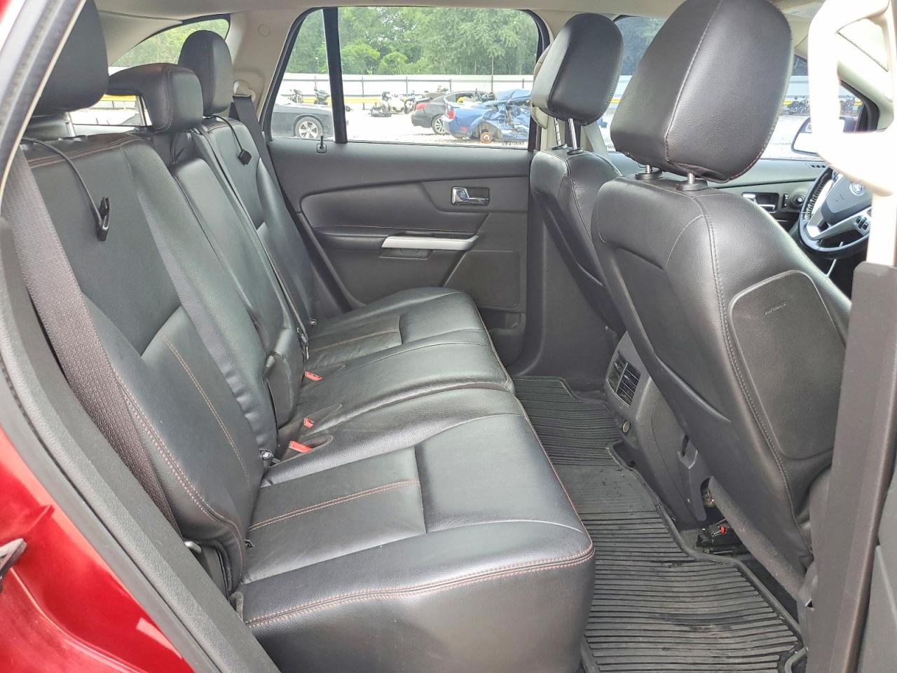 2013 Ford Edge Sel Maroon vin: 2FMDK3JC7DBC88878