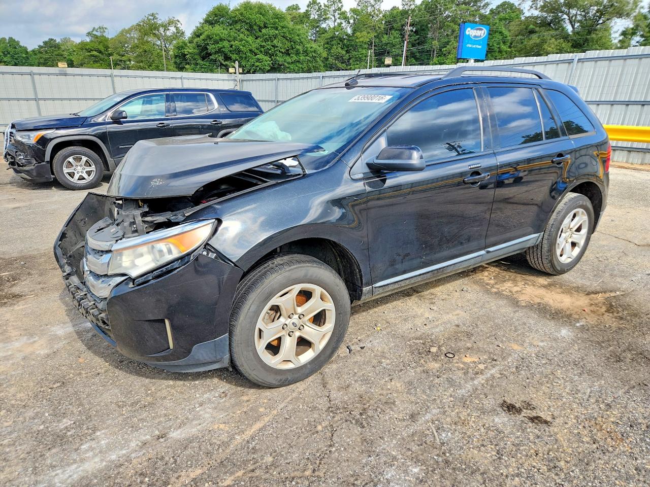 2013 Ford Edge Sel Черный vin: 2FMDK3JC7DBE10266